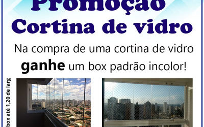 Promoção de Cortina de Vidro