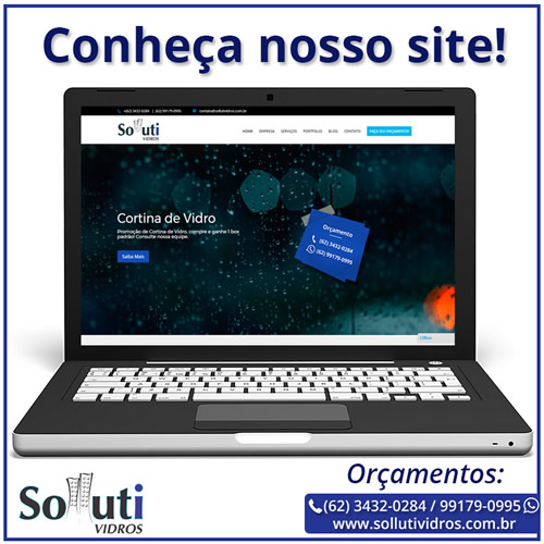 Novo Site Solluti Vidros