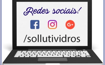 Redes sociais Solluti Vidros