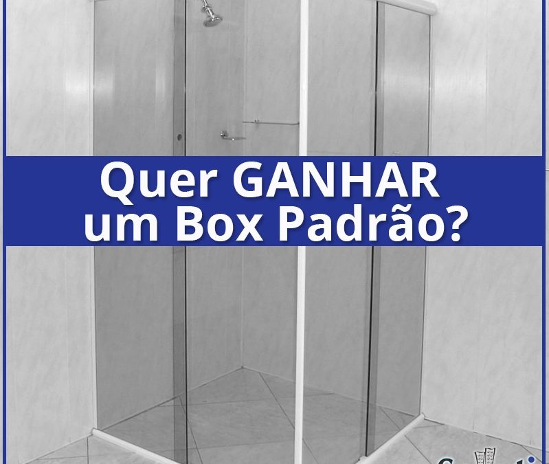 Box de vidro para banheiro.