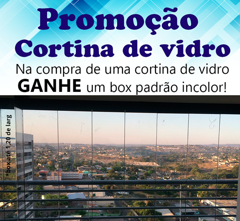 Cortina de Vidro no Residencial Ecovillagio Castelo Branco